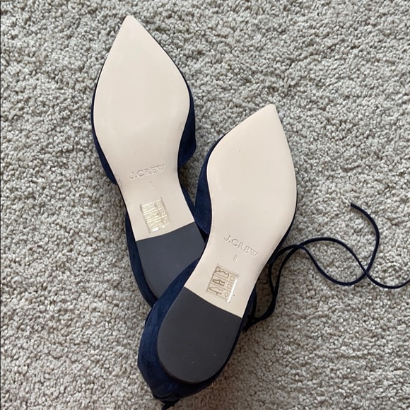 J. Crew lace up strappy pointed flats - 8 - Picture 4 of 8